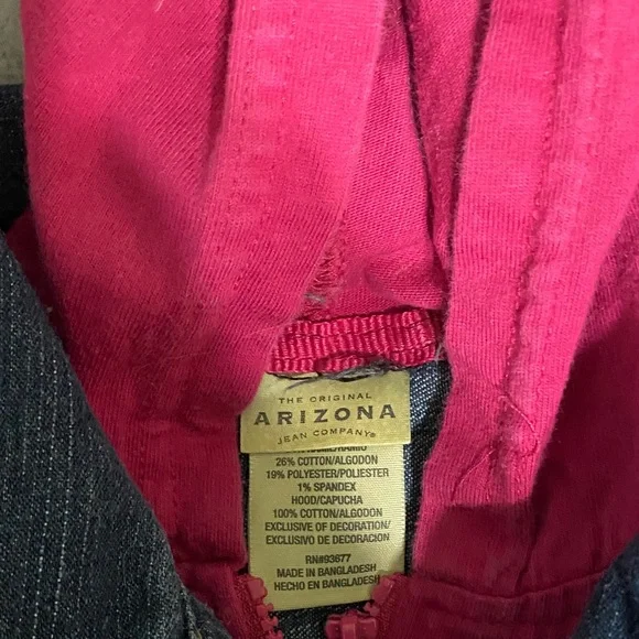 Arizona Vintage Feel Denim Jacket with Hood - Picture 4 of 7